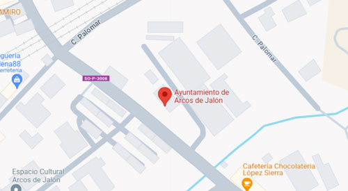 mapa Registro Civil-Juzgado de Paz de Arcos de Jalón