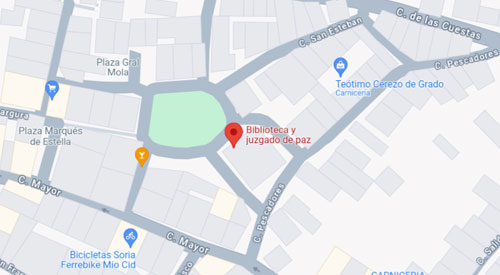 mapa Registro Civil-Juzgado de Paz de San Esteban de Gormaz